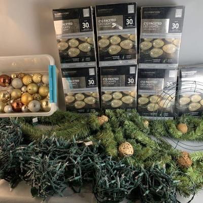 Lot 67 | Huge Lot Christmas Lights, Ornaments, & More!
