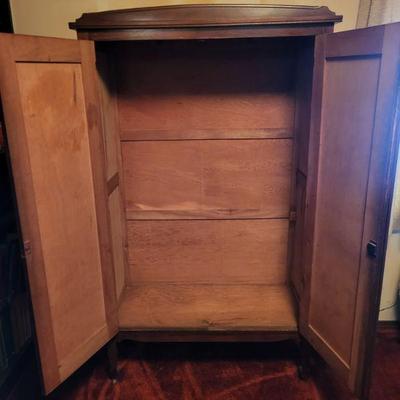 Vintage wooden wardrobe 