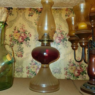 Vintage oil lamp