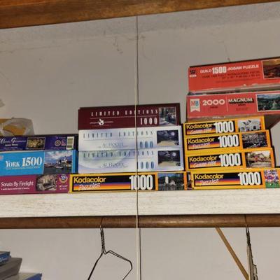 We have alot of puzzels