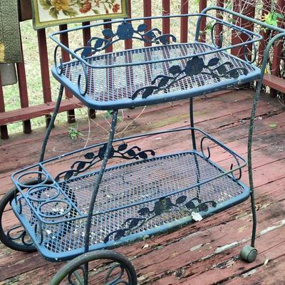 Rought Iron patio server