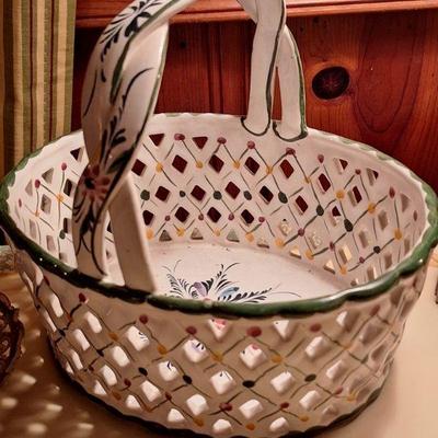 Porcelain Basket