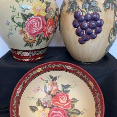 Noble Excellence Embossed Canister With Signature Home Collection