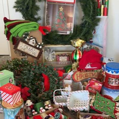 4 Ft Lighted Christmas Tree With Large Christmas Variety