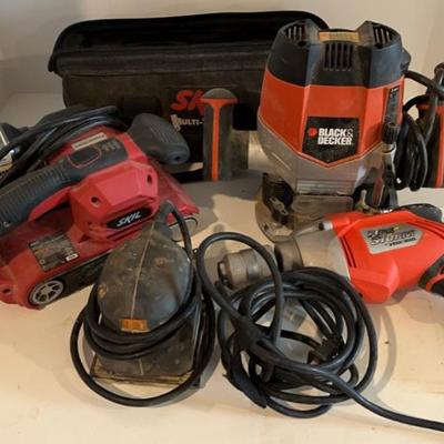 Power Tool Variety 5pcs. All plugged in and works.