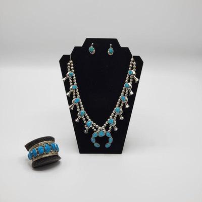 Squash Blossom Traditional Navajo Jewelry 