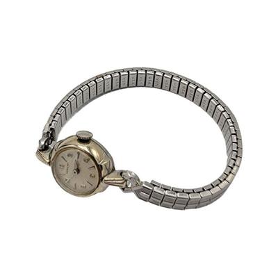 10k Womens Vintage Hamilton Watch / Includes Original Box 10k Stainless Backing  Hallmark: S&W / RGP / Bezel Weight 14.65 Buyer is...