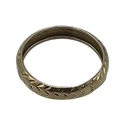 Lot 227 10k Engraved Ring Sz 9 Weight 0.85 grams Hallmark: Ma Estimated Melt Value: $30.06 as of (1/5/25) Buyer is responsible to pay for...