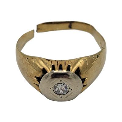 Lot 165 14k Ring Weight 5.7 grams (with stone) Estimated Melt Value: $283.91 as of (1/2/25) (with stone) Buyer is responsible to pay for...