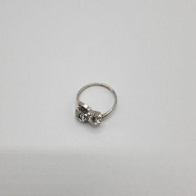 Lot 50
Sterling 2 Stone Ring Additional Stone Accents 2 Stones Hallmark Sterling / Symbol Sz 7  Weight: 2.41 Estimated Melt Value: $ 2.00...