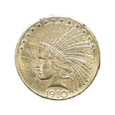 1910 D Indian Head $10 Gold Coin