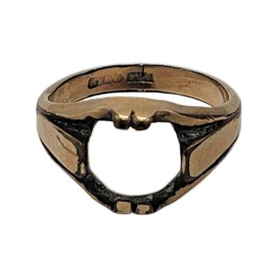 Lot 164 14k Gold Ring Setting Sz 8 Weight 5.8 grams Estimated Melt Value: $288.88 as of (1/2/25) Buyer is responsible to pay for Shipping...
