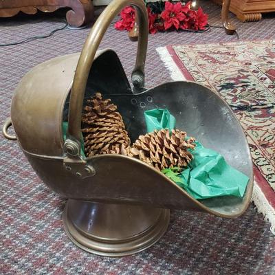 Victorian coal scuttle from estate of Jack Palance
