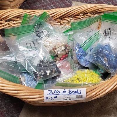 Bags of beads
