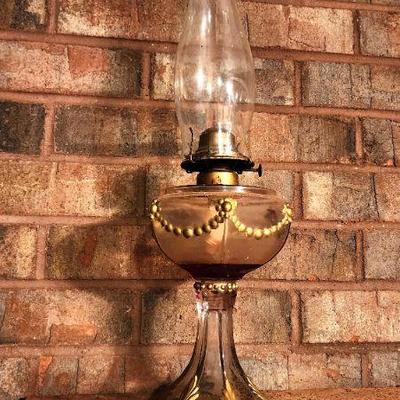 Antique Oil Lamp