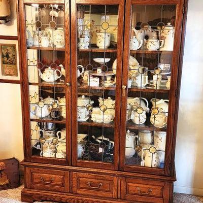 Hall China Jewel tea autumn leaf collection 100's of pieces (some not shown, still in totes).