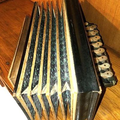 19th Century French Flutina or Accordion