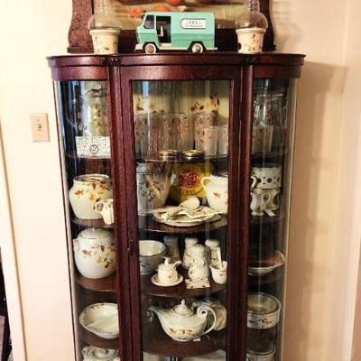 Hall China Jewel tea autumn leaf collection 100's of pieces (some not shown, still in totes).