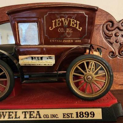 RARE! 1974 Jewel Tea Co. Delivery Wagon / Truck - 75th Anniversary - Jim Beam Decanter