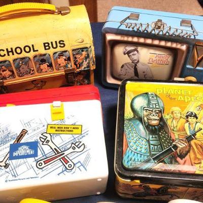Selection of Vintage Lunch Boxes
