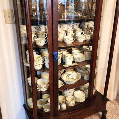 Hall China Jewel tea autumn leaf collection 100's of pieces (some not shown, still in totes).