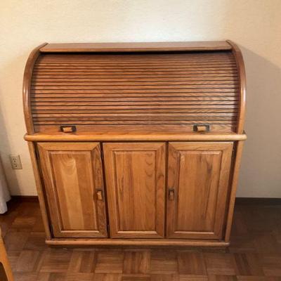 Wine Bar Secretary Style Cabinet