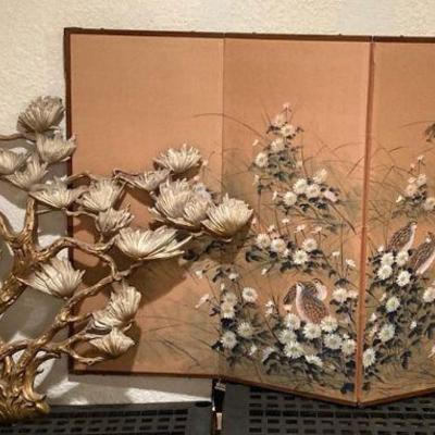 Hand painted silk screen