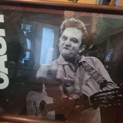 Johnny Cash Framed Poster 