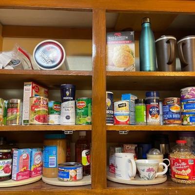 Kitchen pantry items 