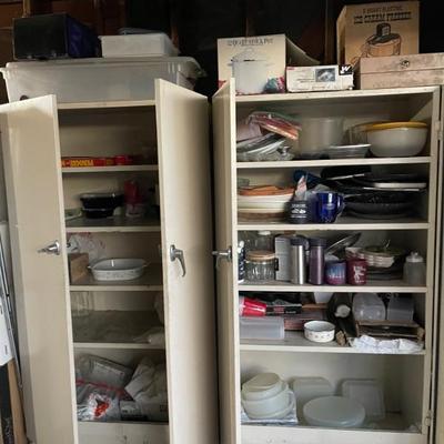 Metal cabinets in garage 