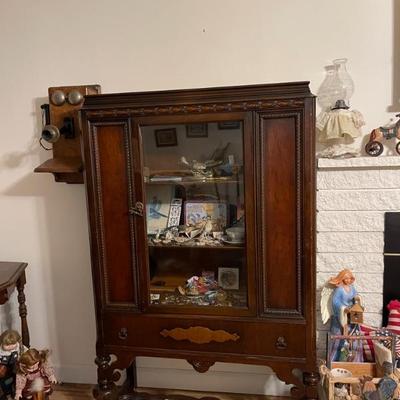 1940’s cabinet with road runner decor 