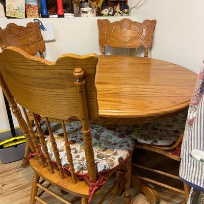smaller dining table oak  