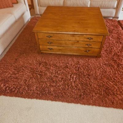 Beautiful Solid Wood  Coffee Table With Matching End Table
