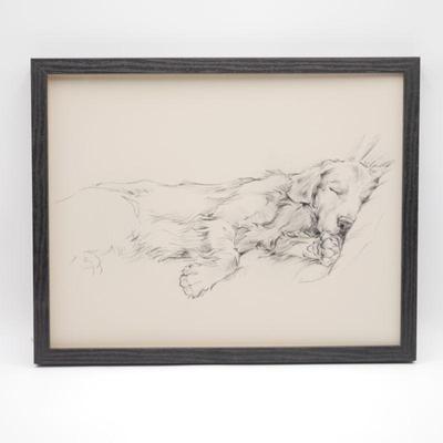 Ethan Harper "Dog Days I" Framed Art Print