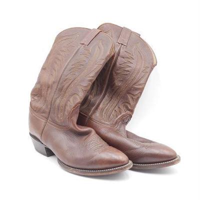 Nocona Western-Style Brown Leather Work Boots - Mens Size 11