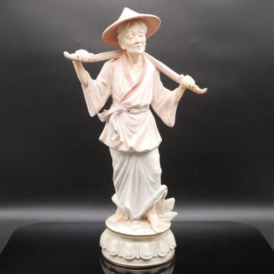 Japanese Porcelain Woman Figurine