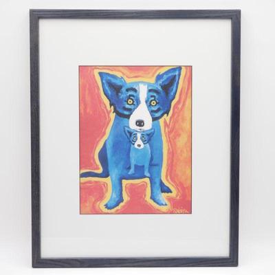 Signed Lithograph "Fire" by George Rodrigue