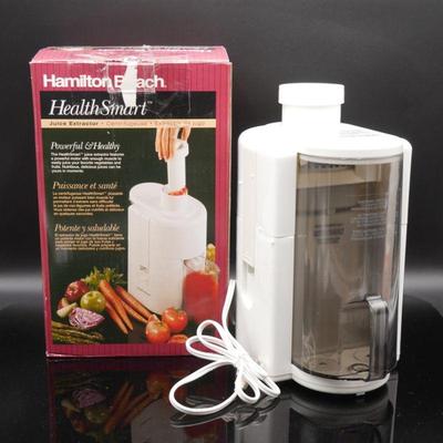 Hamilton Beach "Juice Extractor" Health Smart #67150