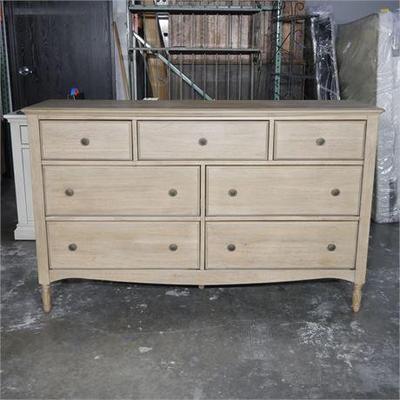 Living Spaces Deliah Wood 7-Drawer Dresser
