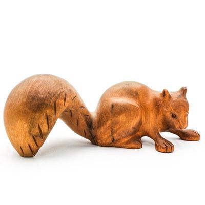 Carved Wood Squirrel