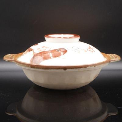 Vintage Japanese Rice Serving Bowl