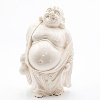 White Ceramic Buddha Statue