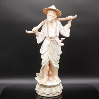 Japanese Porcelain Man Figurine