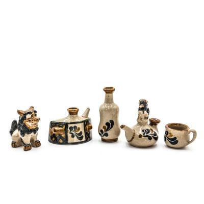 Lot of 5 Miniature Ceramic Figurines