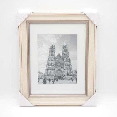 Cream Color Photo Frame w/ Glass