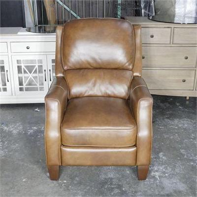 Haining High Point Brown Leather Reclining Chair