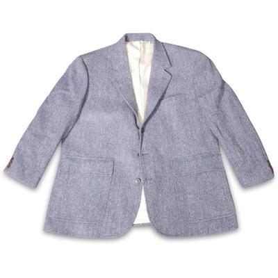 1980s Orvis Herringbone Button Up Blazer XL-XXL