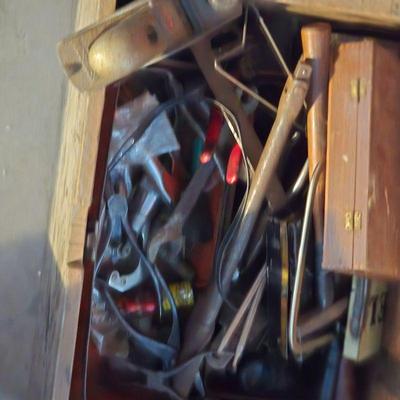 Vintage handmade tool box 