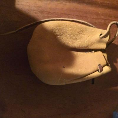 Vintage ammo ball pouch
