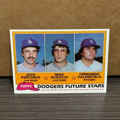 1981 Topps #302 Fernando Valenzuela Rookie